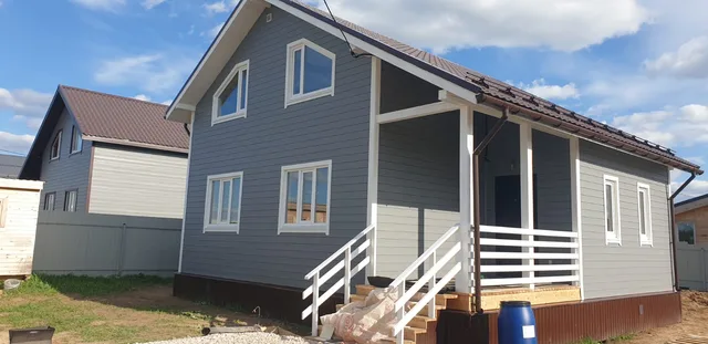Каркасный дом, «Дом по проекту Буняково», 120 м², Домодедово, Шишкино