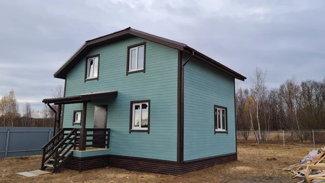 Каркасный дом «Дом по индивидуальному проекту», 105 м², 2 эт., д. Нестерово, Бронницы, 2026 г. — миниатюра 3