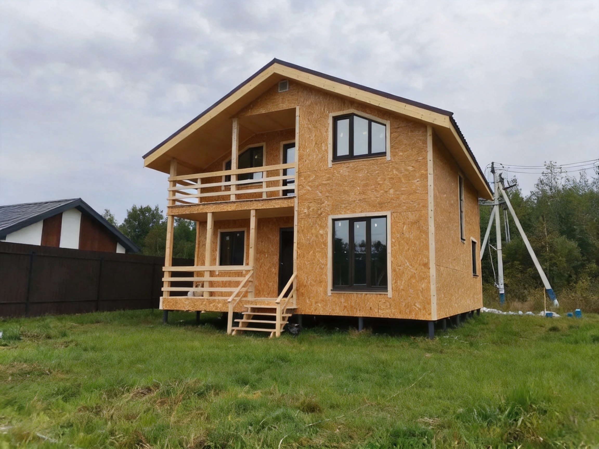 Каркасный дом «Дом по проекту Гальчино», 120 м², 2 эт., Ногинск, Пешково, 2026 г. — фото 1